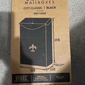 New City Classic Black Gibraltar Mailbox